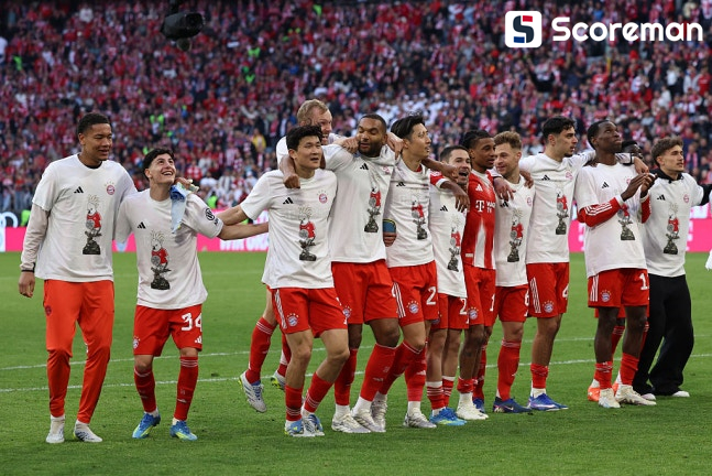 바이에른 뮌헨, 리그 우승 확정…통산 35번째 정상 올라